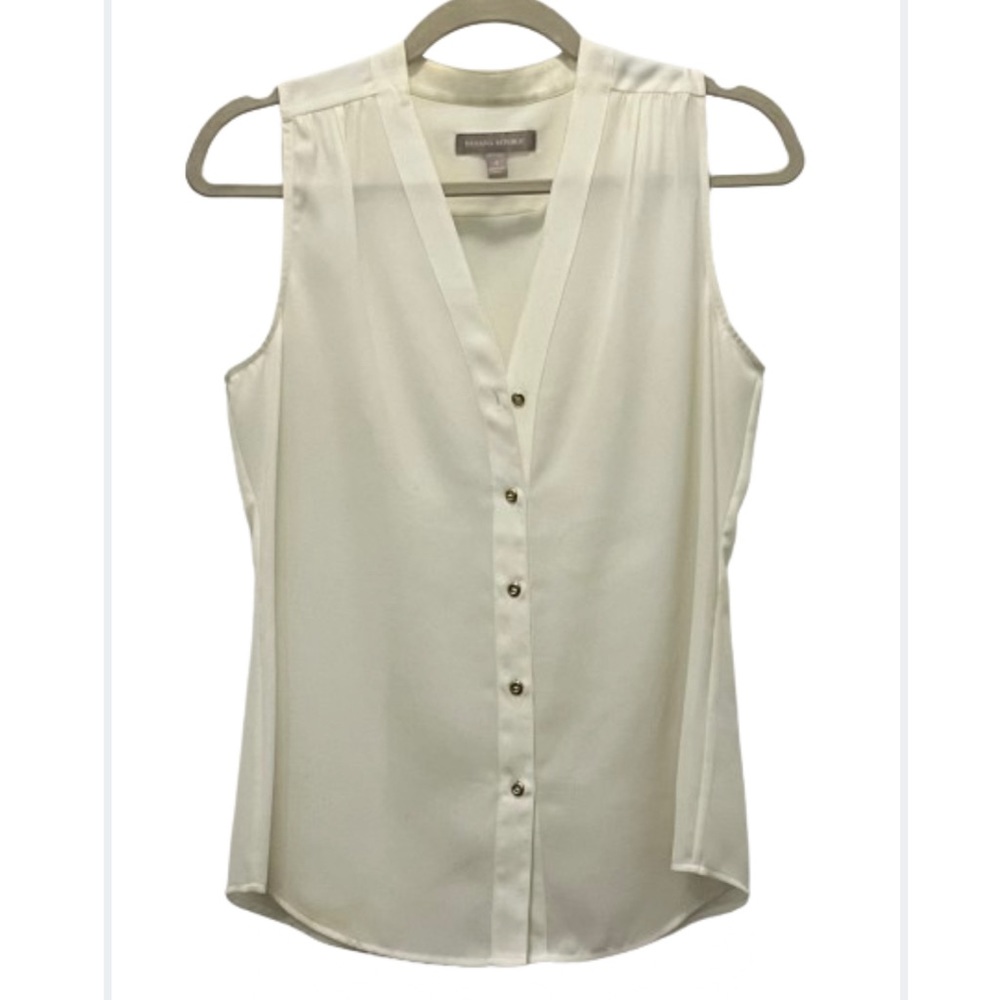 Banana Republic Ivory/Creme Sleeveless Top - 4